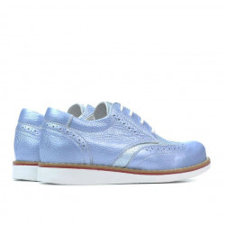 Scarpe bambini 154 blu perla combinato