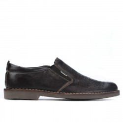 Scarpe casual uomo 7200p caffè traforato