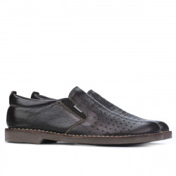 Scarpe casual uomo 7200p caffè traforato