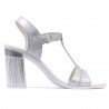 Sandali donna 5055 argento perlato