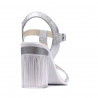Sandali donna 5055 argento perlato