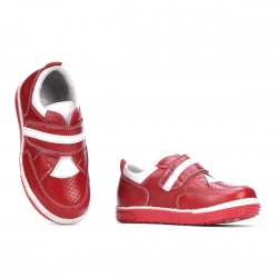 Scarpe bambini piccoli 64c rosso+bianco