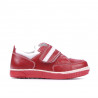Scarpe bambini piccoli 64c rosso+bianco