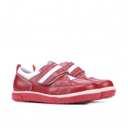 Scarpe bambini piccoli 64c rosso+bianco