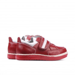 Scarpe bambini piccoli 64c rosso+bianco