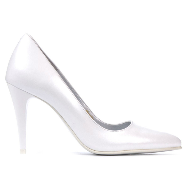 Scarpe eleganti donna 1246 bianco perlato