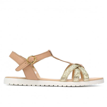 Sandali donna 5038 oro combinato