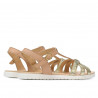 Sandali donna 5038 oro combinato