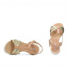 Sandali donna 5038 oro combinato