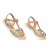 Sandali donna 5038 oro combinato