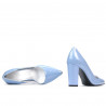 Scarpe eleganti donna 1261 vernice blu