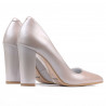 Scarpe eleganti donna 1261 cappuccino perlato