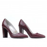 Scarpe eleganti donna 1261 bordeaux perlato