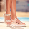 Sandale donna 5051 polvere perlato combinato lifestyle