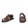 Sandali uomo 315 croco bordeaux