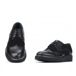 Scarpe casual uomo 831 nero combinato