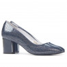 Scarpe eleganti donna 1268 pitone indaco