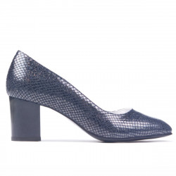Scarpe eleganti donna 1268 pitone indaco