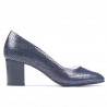 Scarpe eleganti donna 1268 pitone indaco