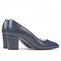 Scarpe eleganti donna 1268 pitone indaco