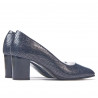 Scarpe eleganti donna 1268 pitone indaco