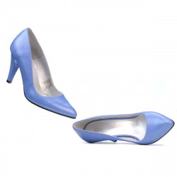 Scarpe eleganti donna 1234 blu perlato