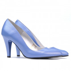 Scarpe eleganti donna 1234 blu perlato