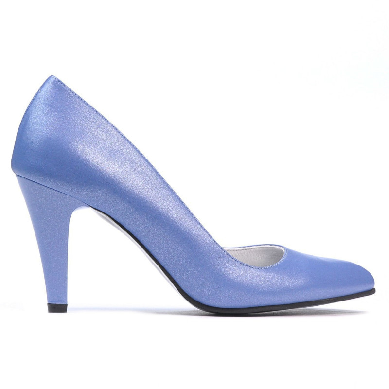 Scarpe eleganti donna 1234 blu perlato