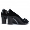 Scarpe eleganti donna 1265-1 vernice nera