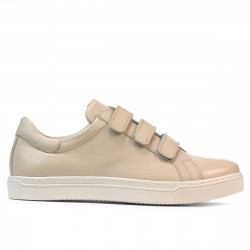 Scarpe sportive uomo 893sc beige velcro