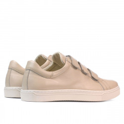 Scarpe sportive uomo 893sc beige velcro