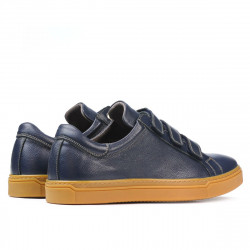 Scarpe sportive uomo 893sc indigo velcro