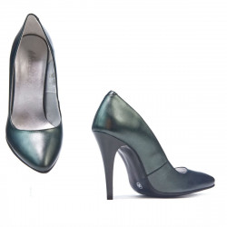 Scarpe eleganti donna 1241 verde perla