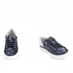 Scarpe sportive donna 6008 indaco+bianco