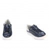 Scarpe sportive donna 6008 indaco+bianco