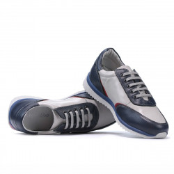 Scarpe sportive adolescenti 374 indaco combinato