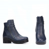 Stivaletti donna 3322 indaco