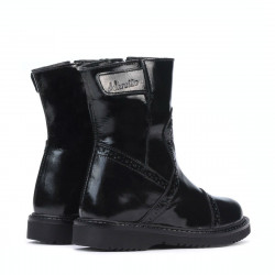 Stivaletti bambini piccoli 101c vernice nera
