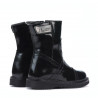 Stivaletti bambini piccoli 101c vernice nera