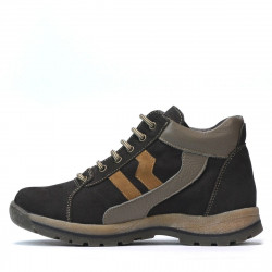 Stivaletti adolescenti 4005 bufo tdm (testa di moro)