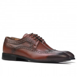 Scarpe eleganti uomo 892m in cognac (taglie grandi)