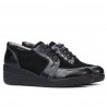 Scarpe casual donna 6006 nero combinato