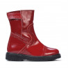 Stivaletti bambino piccoli 101c vernice bordeaux