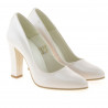 Scarpe eleganti donna 1214 vernice avorio