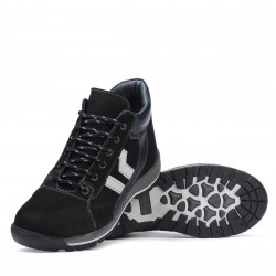 Stivaletti adolescenti 4005 bufalo nero
