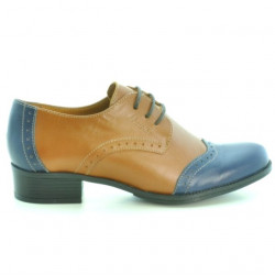 Scarpe casual donna 691 marrone+indaco