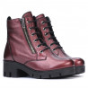 Stivaletti donna 3307 bordeaux perlati