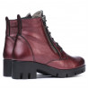 Stivaletti donna 3307 bordeaux perlati