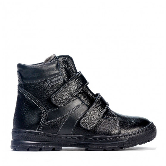 Stivaletti bambini 3015 nero combinato