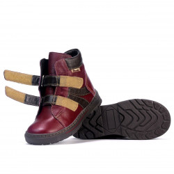 Stivaletti bambini 3015 bordeaux combinato